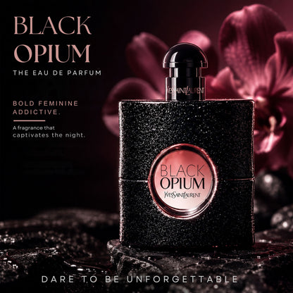 Unique Choice Yves Saint Laurent Black Opium Spray For Women | Warm & Addictive Luxury Fragrance | 1 Oz & 3.0 Oz