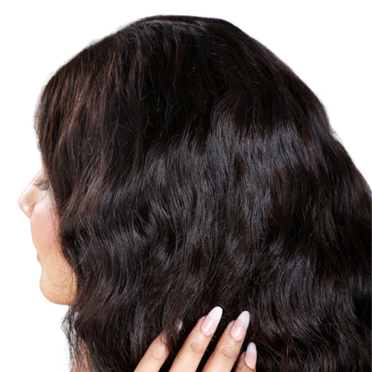 Unique Choice 2x6 Loose Wave HD Lace Closure Wig – 100% Human Hair, Glueless Invisible HD Lace, 180% Density (Black)