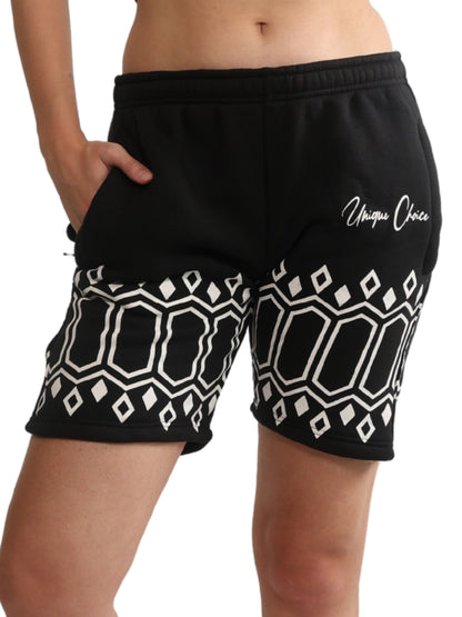 Unique Choice Unisex Fleece Shorts (Black) – Street Fit, Soft Comfort Wear, Everyday Casual Style Size S,M,L