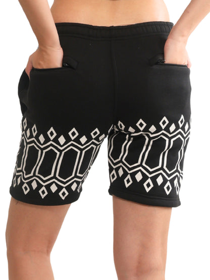 Unique Choice Unisex Fleece Shorts (Black) – Street Fit, Soft Comfort Wear, Everyday Casual Style Size S,M,L