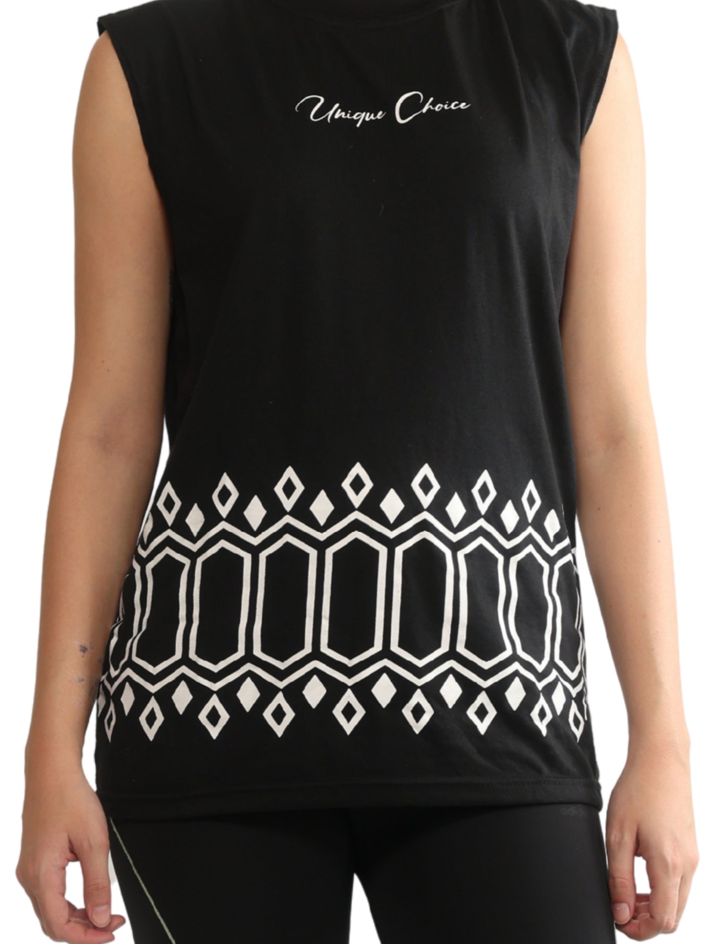 Unique Choice Sleeveless Fleece Top – Unisex Fit, Soft Comfort Wear, Available In S, M & L, Everyday Street Style Essential