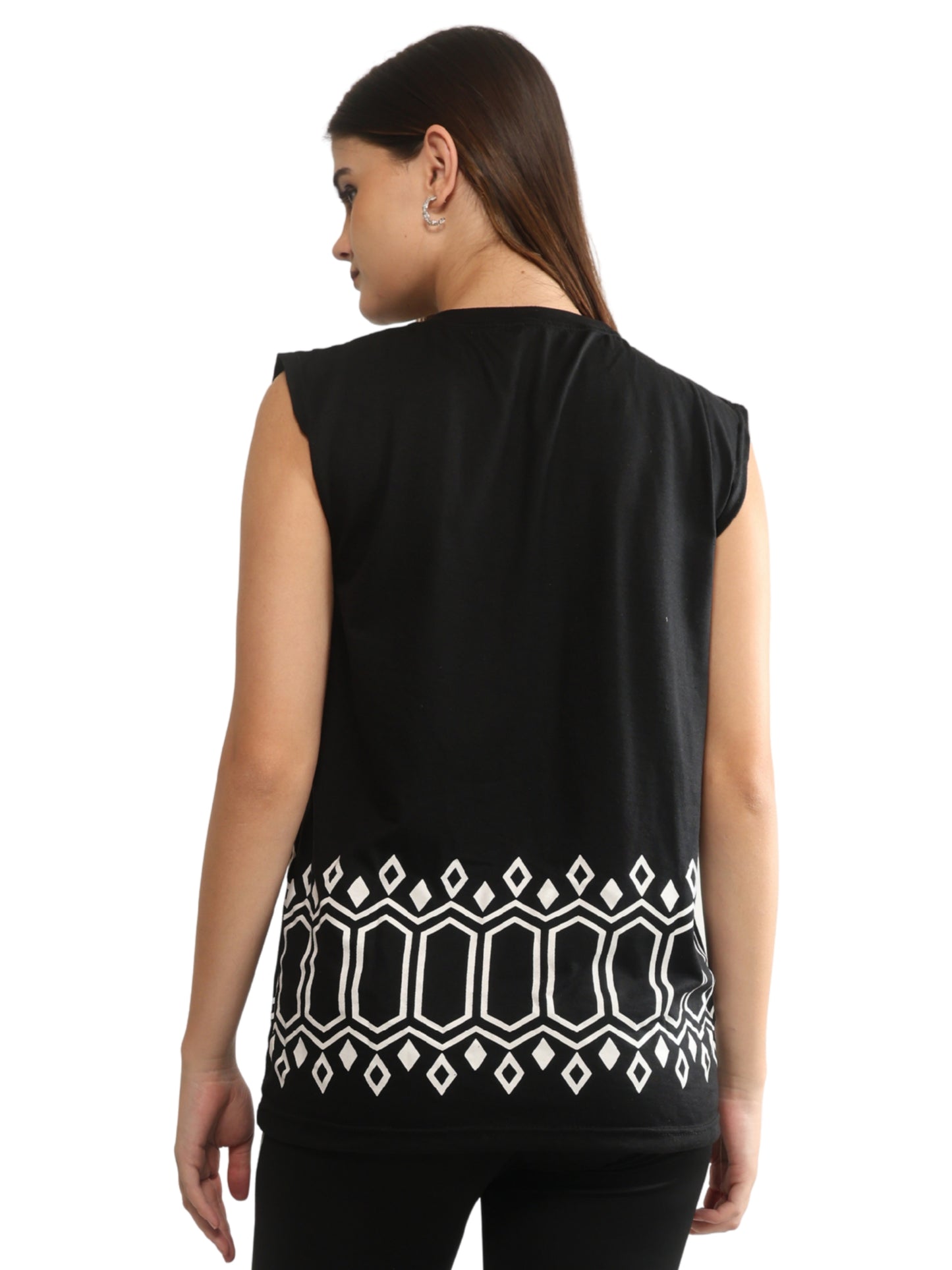 Unique Choice Sleeveless Fleece Top – Unisex Fit, Soft Comfort Wear, Available In S, M & L, Everyday Street Style Essential
