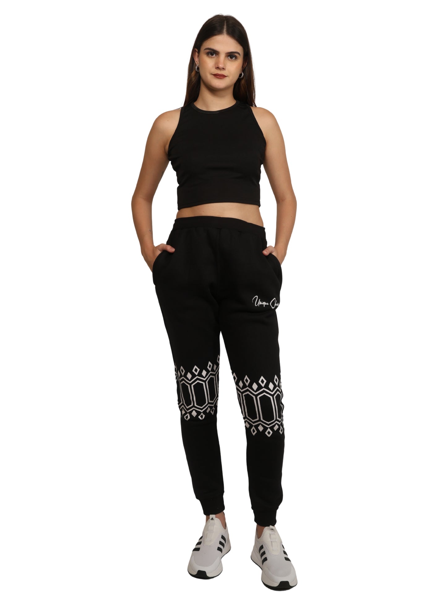 Unique Choice Premium Unisex Fleece Jogger (Black) – Soft Comfort Fit, Everyday Casual Wear, Available In Multiple Sizes