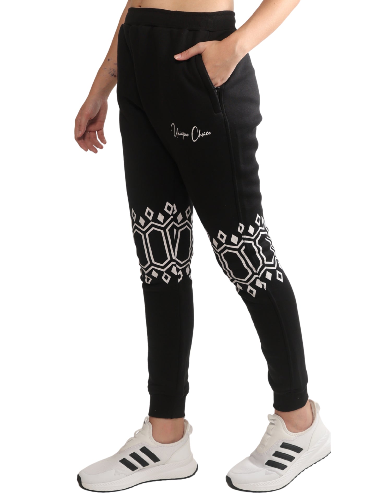 Unique Choice Premium Unisex Fleece Jogger (Black) – Soft Comfort Fit, Everyday Casual Wear, Available In Multiple Sizes