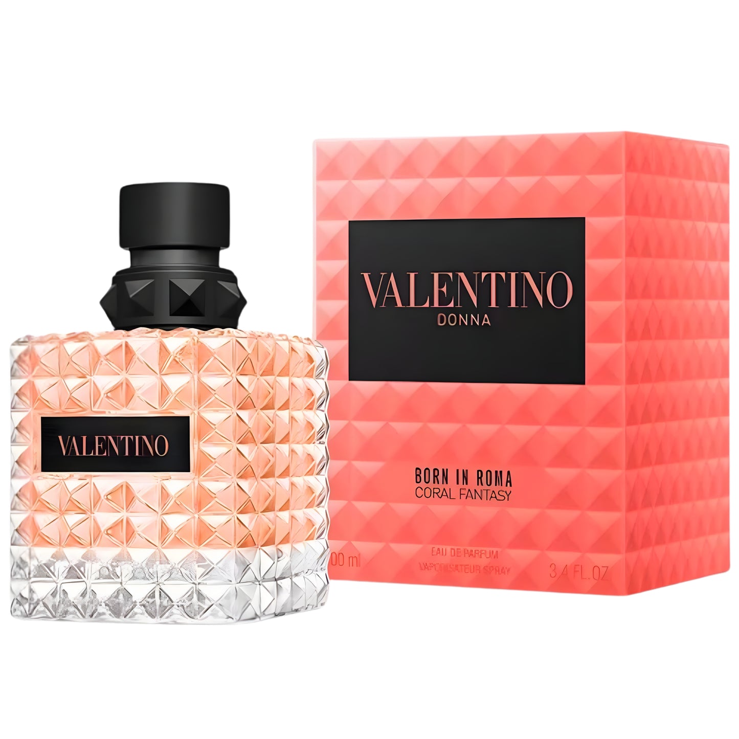 Unique Choice Valentino Donna Born In Roma Coral Fantasy Perfume For Women | Fruity Floral Luxury Fragrance | 1.70 Oz & 3.40 Oz